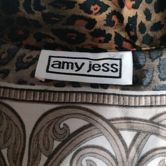 Vintage Cheetah Button Up Shirt - Size XL - Picture 6 of 6